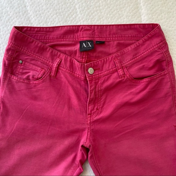 Armani Exchange A | X - Women Pink Pants | Size 6 - Picture 3 of 6